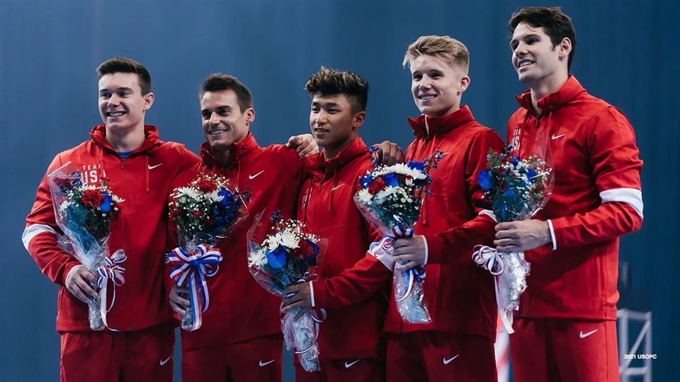 The 2020 United States Olympic men's gymnastics team